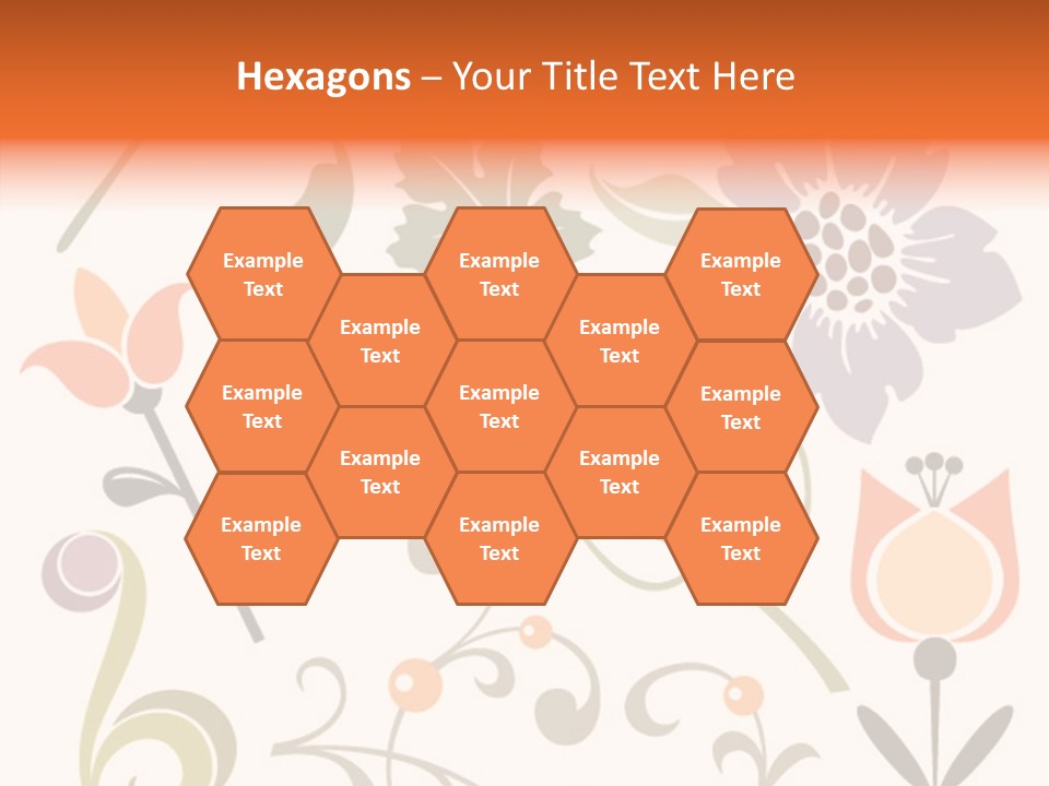 Panellabel Plant Deco PowerPoint Template