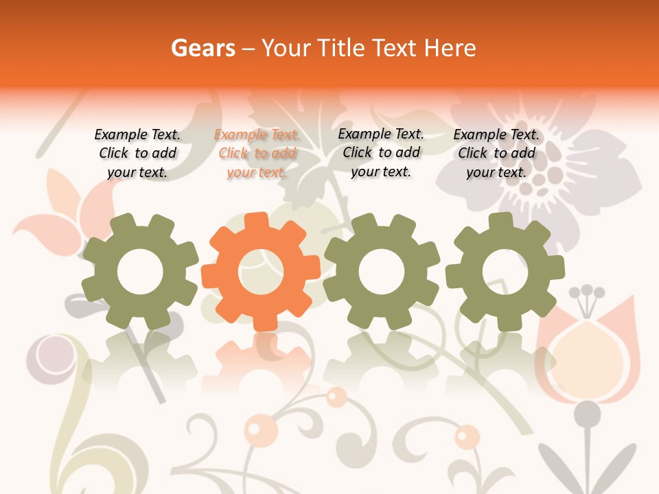 Panellabel Plant Deco PowerPoint Template