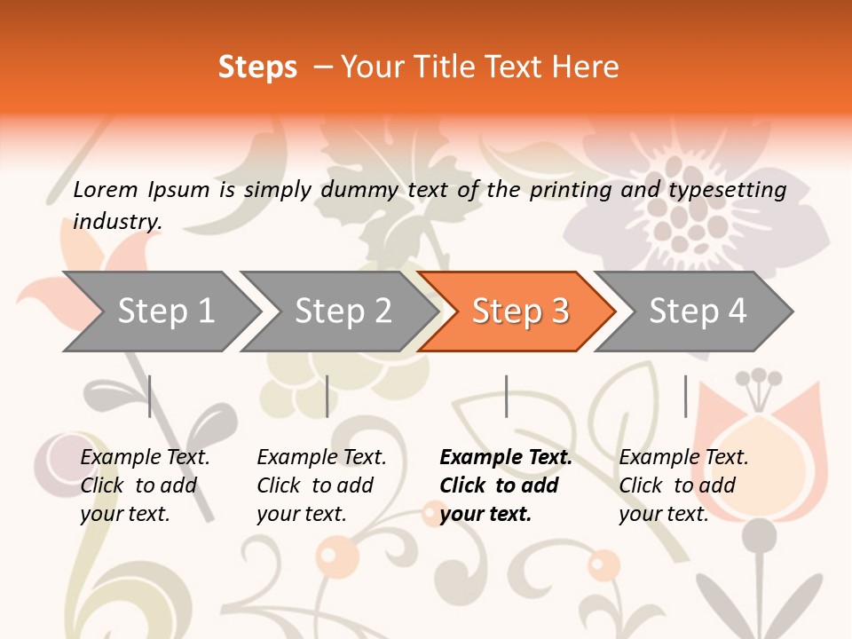 Panellabel Plant Deco PowerPoint Template