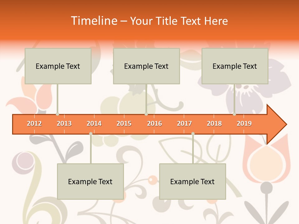 Panellabel Plant Deco PowerPoint Template