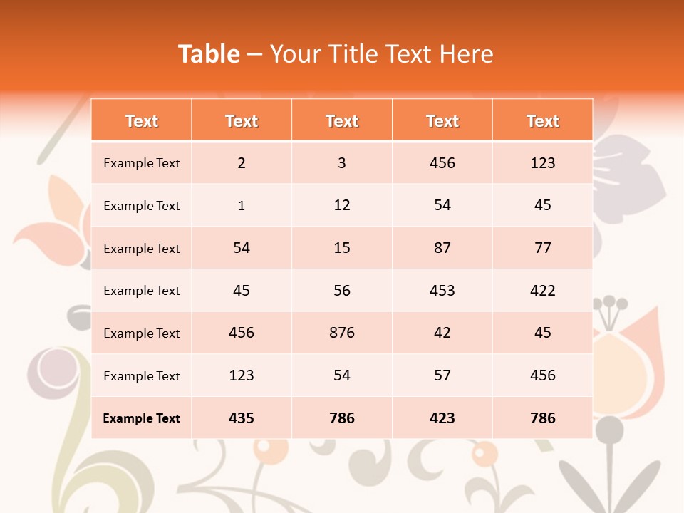 Panellabel Plant Deco PowerPoint Template