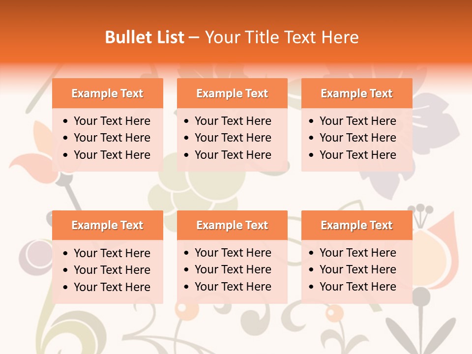 Panellabel Plant Deco PowerPoint Template