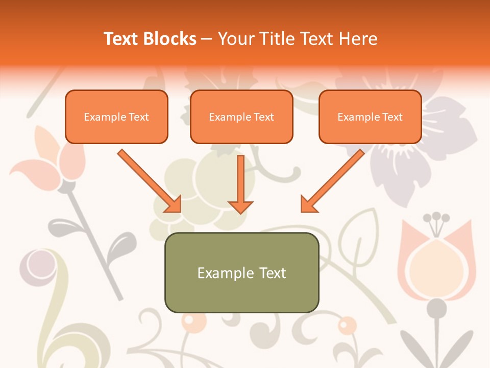 Panellabel Plant Deco PowerPoint Template