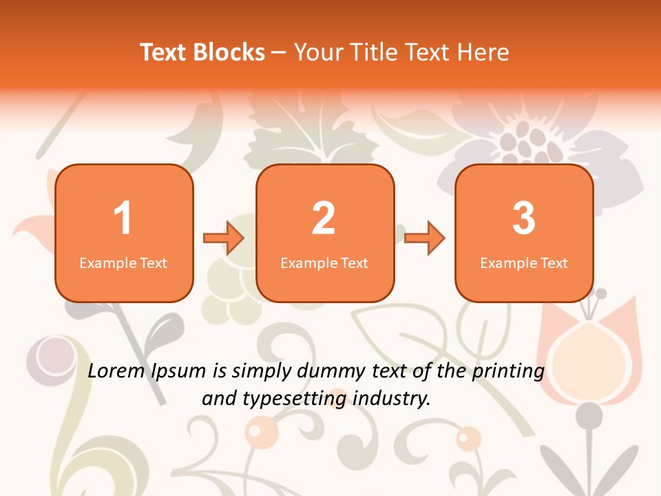 Panellabel Plant Deco PowerPoint Template