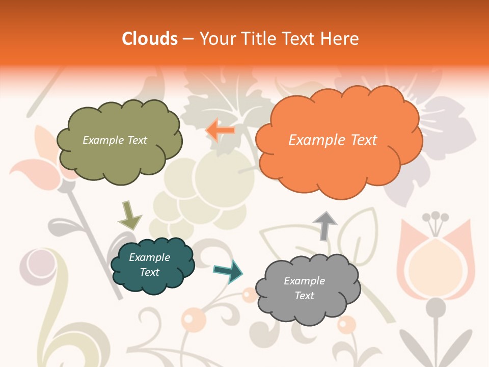 Panellabel Plant Deco PowerPoint Template