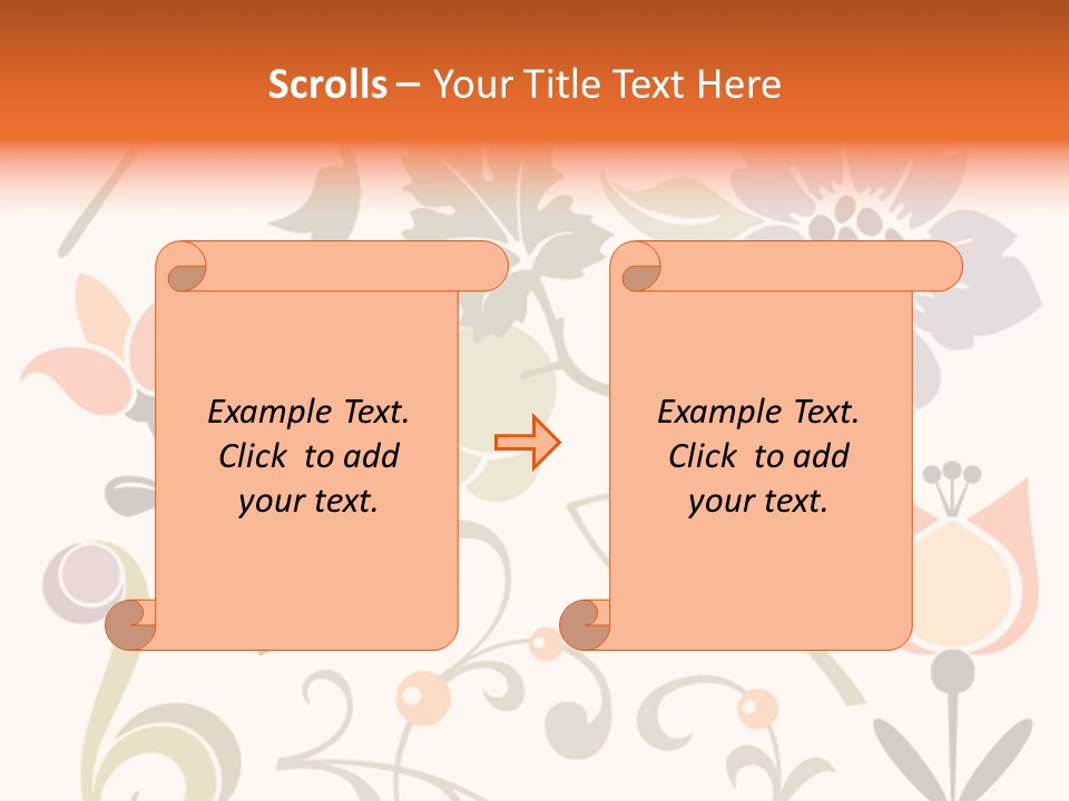 Panellabel Plant Deco PowerPoint Template