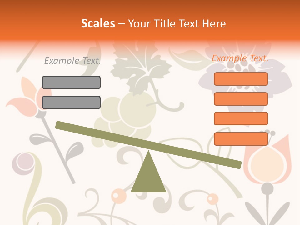Panellabel Plant Deco PowerPoint Template