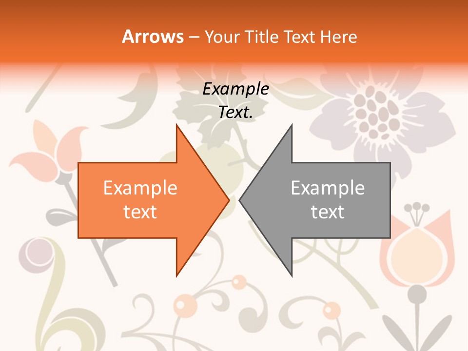 Panellabel Plant Deco PowerPoint Template