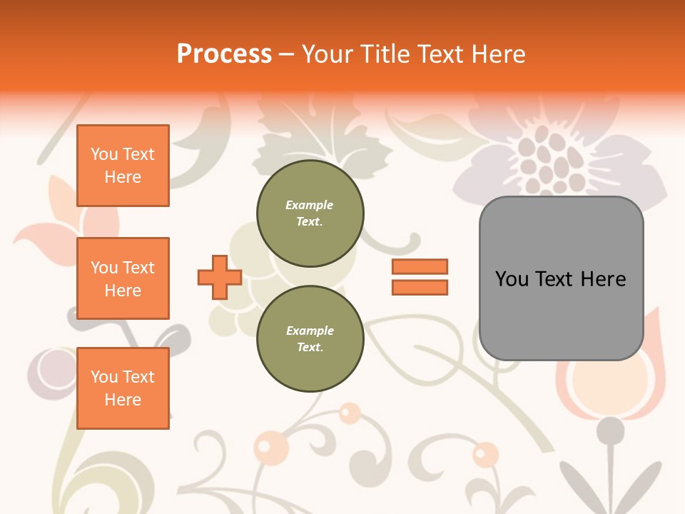 Panellabel Plant Deco PowerPoint Template
