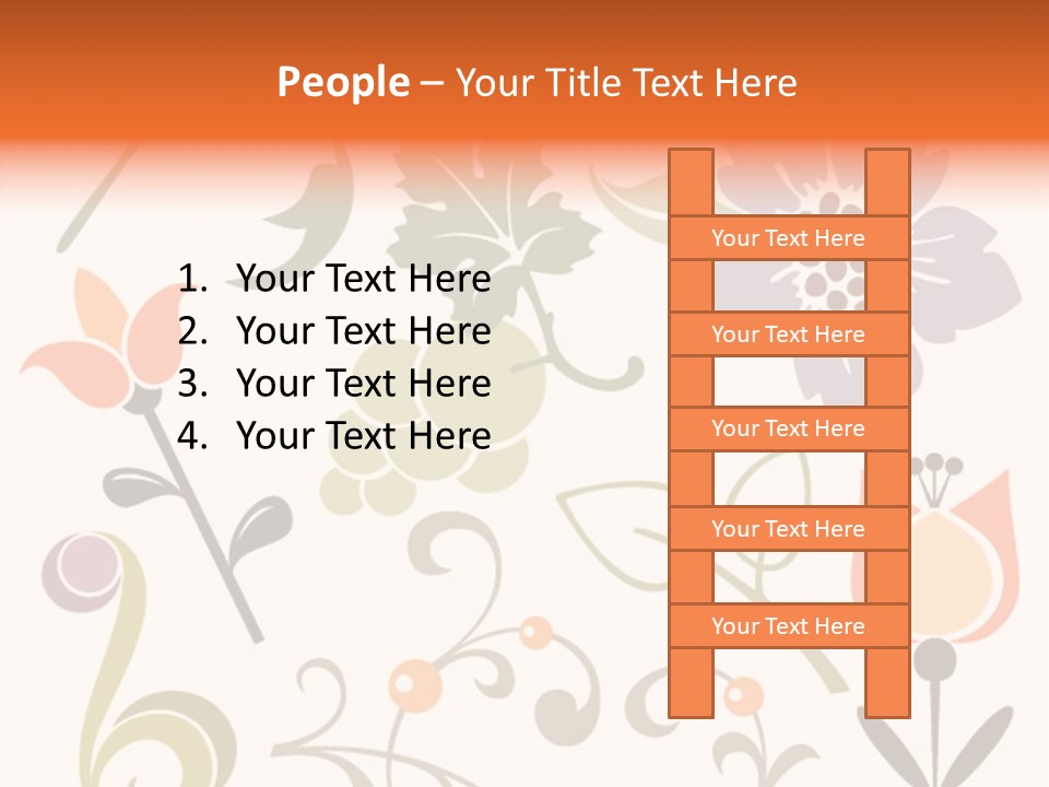 Panellabel Plant Deco PowerPoint Template