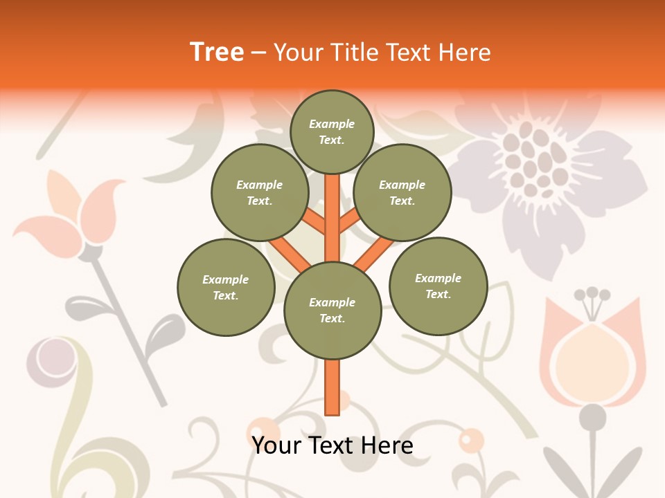 Panellabel Plant Deco PowerPoint Template