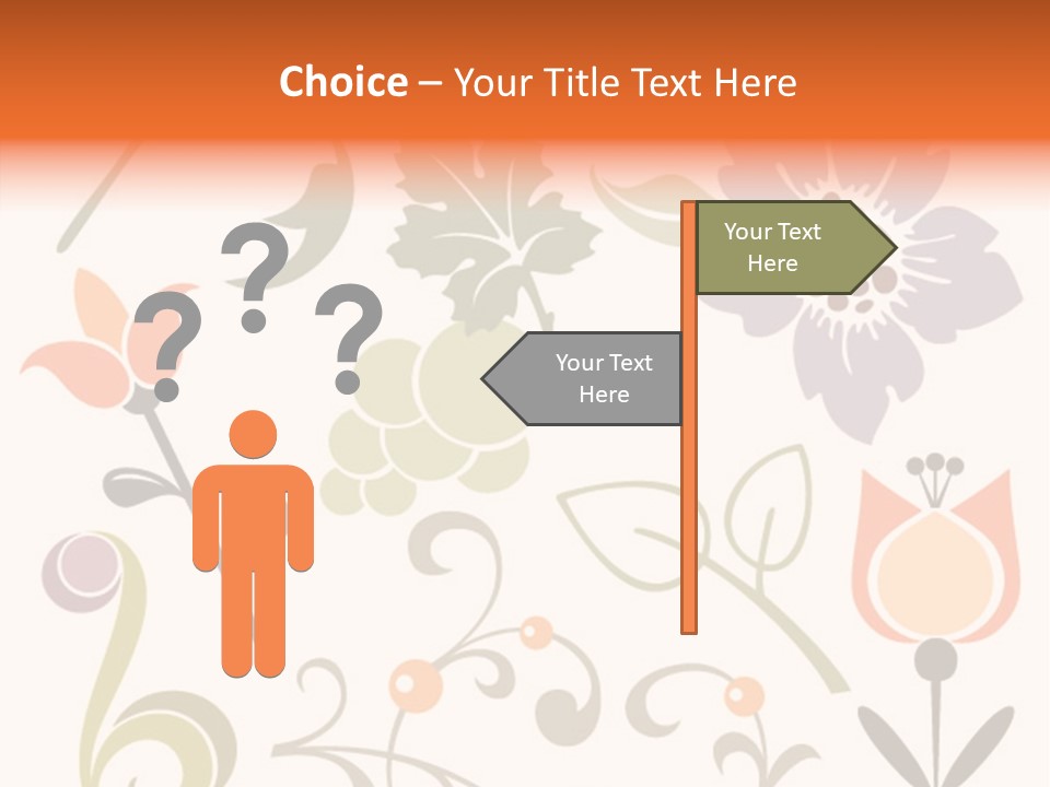 Panellabel Plant Deco PowerPoint Template
