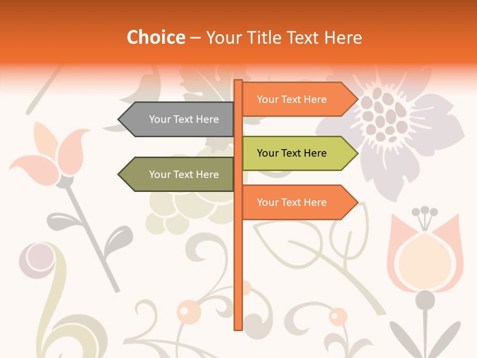 Panellabel Plant Deco PowerPoint Template