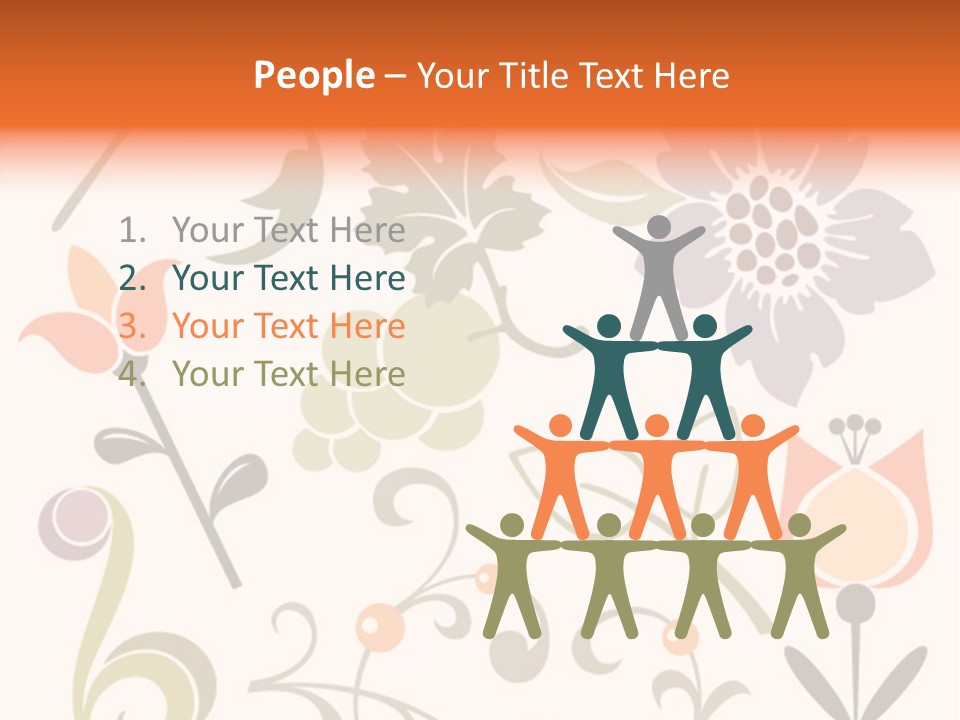 Panellabel Plant Deco PowerPoint Template