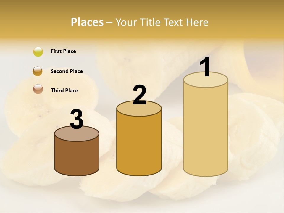 Sliced Plate Food PowerPoint Template