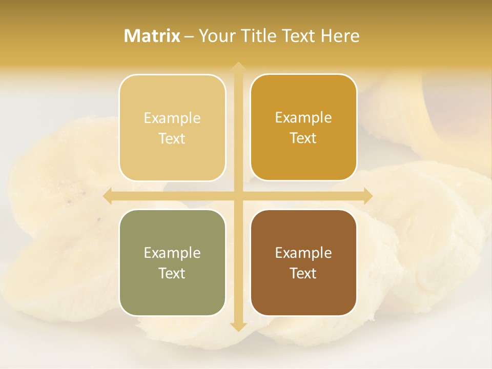 Sliced Plate Food PowerPoint Template