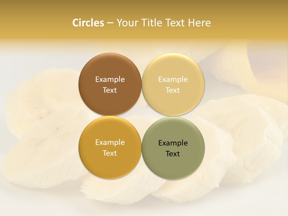 Sliced Plate Food PowerPoint Template