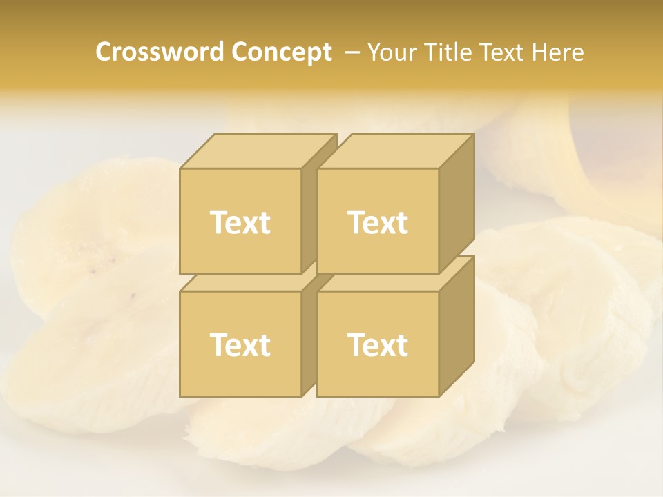 Sliced Plate Food PowerPoint Template