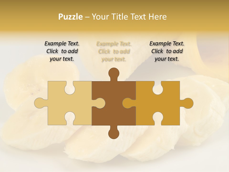 Sliced Plate Food PowerPoint Template
