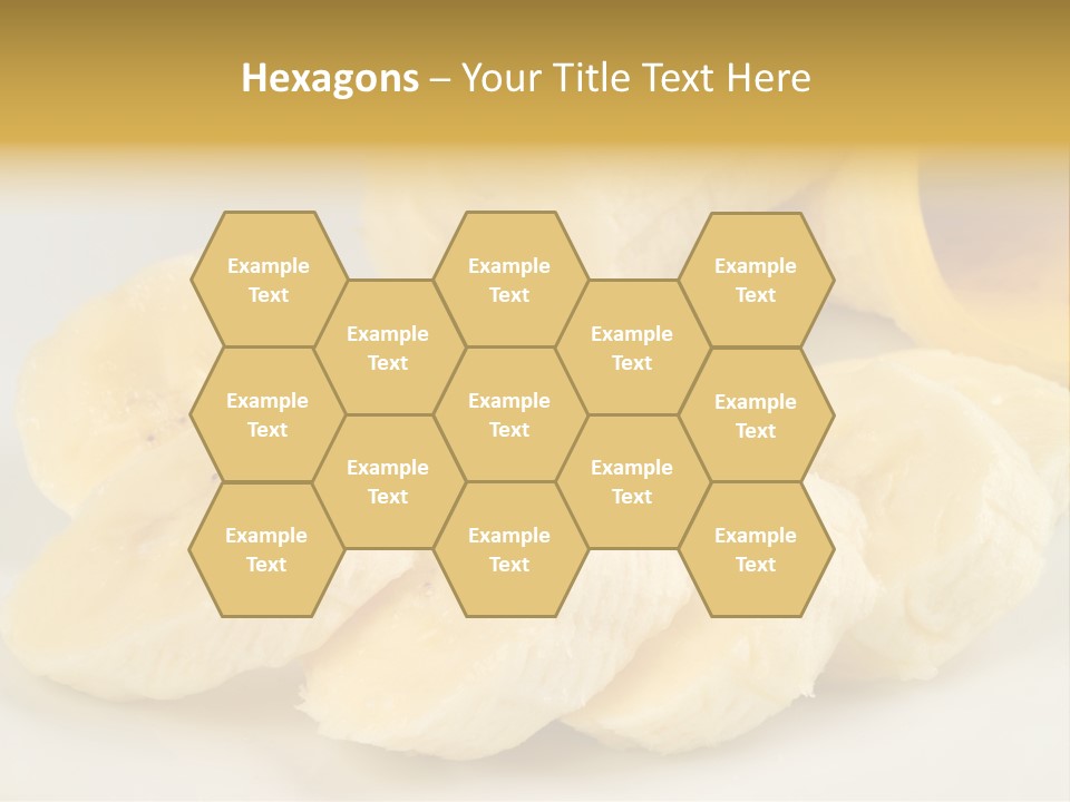 Sliced Plate Food PowerPoint Template