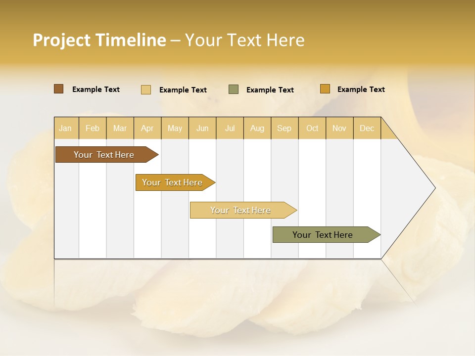 Sliced Plate Food PowerPoint Template