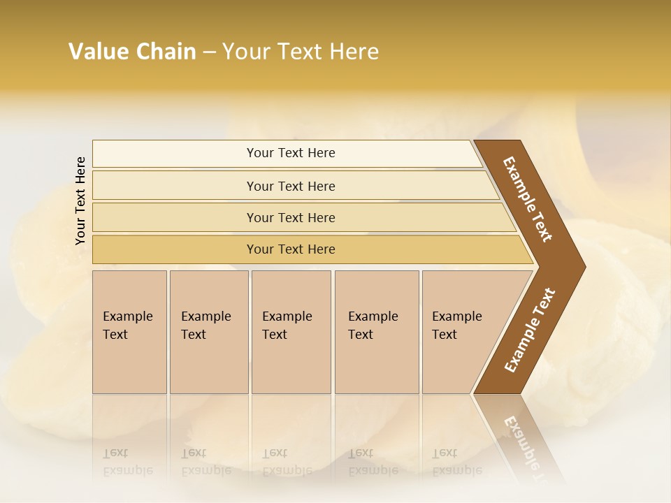 Sliced Plate Food PowerPoint Template