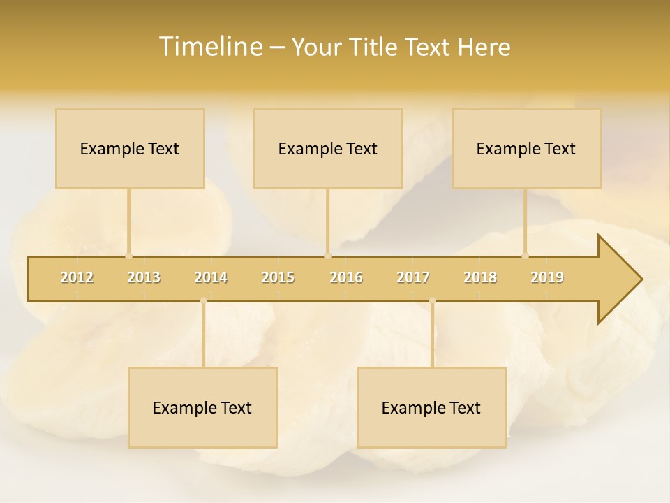 Sliced Plate Food PowerPoint Template
