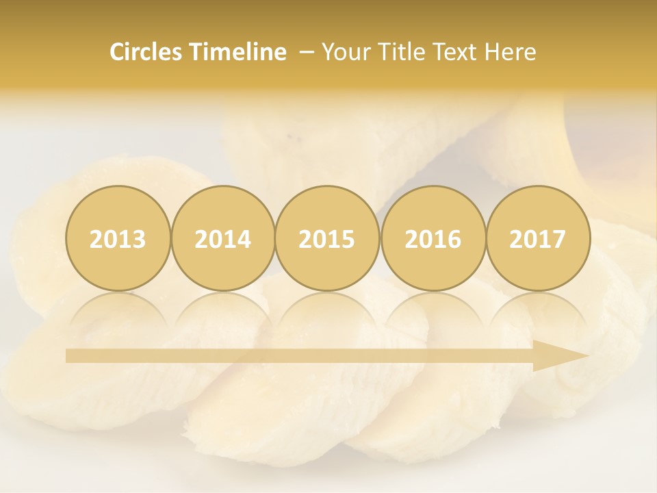 Sliced Plate Food PowerPoint Template