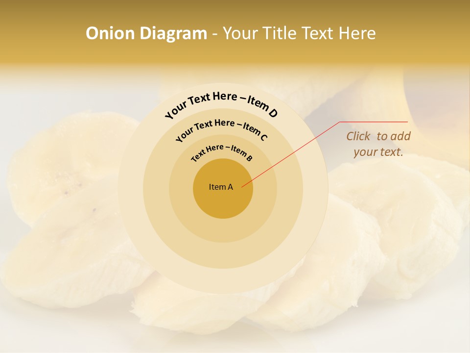 Sliced Plate Food PowerPoint Template