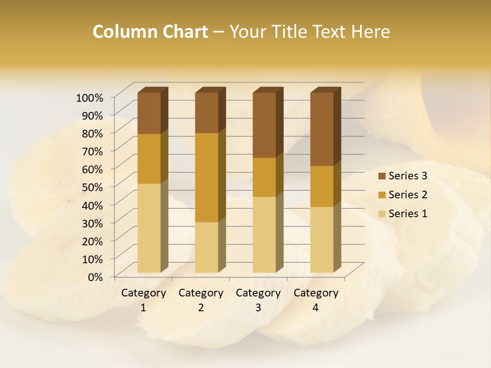 Sliced Plate Food PowerPoint Template