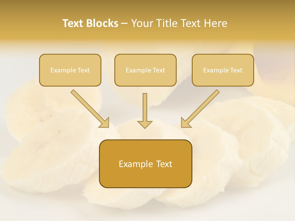 Sliced Plate Food PowerPoint Template