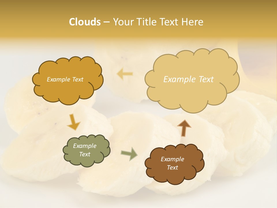 Sliced Plate Food PowerPoint Template