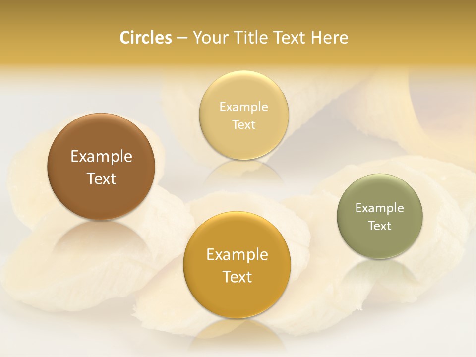 Sliced Plate Food PowerPoint Template