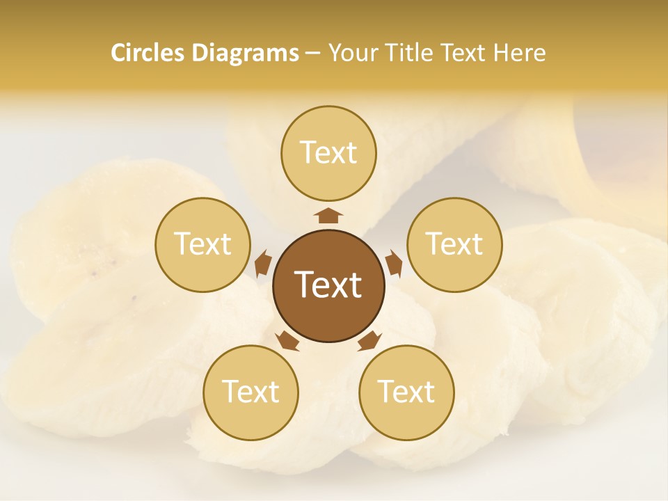 Sliced Plate Food PowerPoint Template
