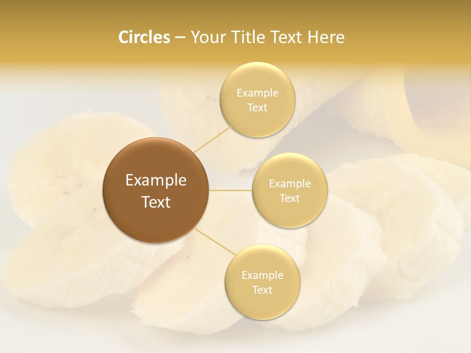 Sliced Plate Food PowerPoint Template