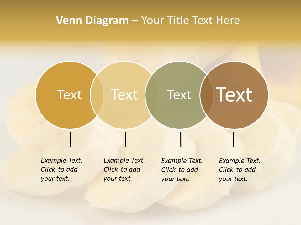Sliced Plate Food PowerPoint Template