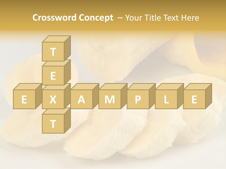 Sliced Plate Food PowerPoint Template