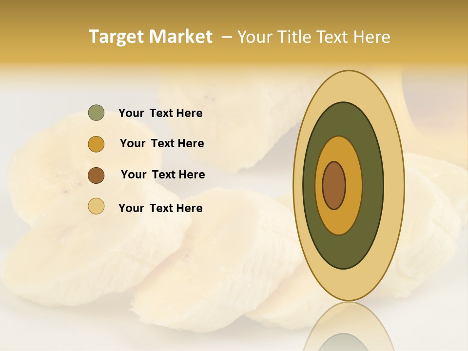 Sliced Plate Food PowerPoint Template