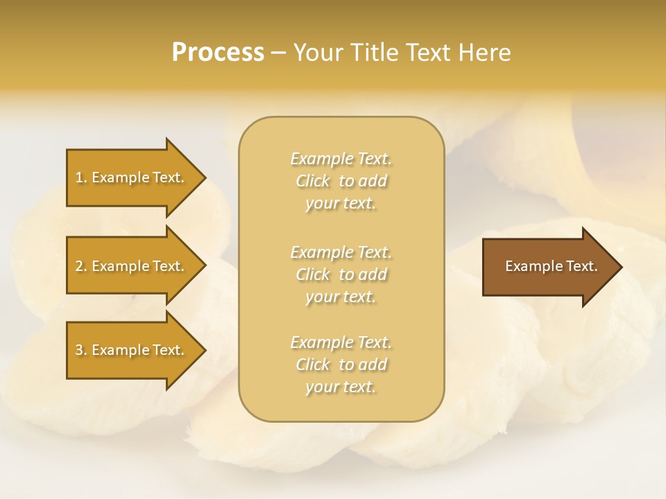 Sliced Plate Food PowerPoint Template