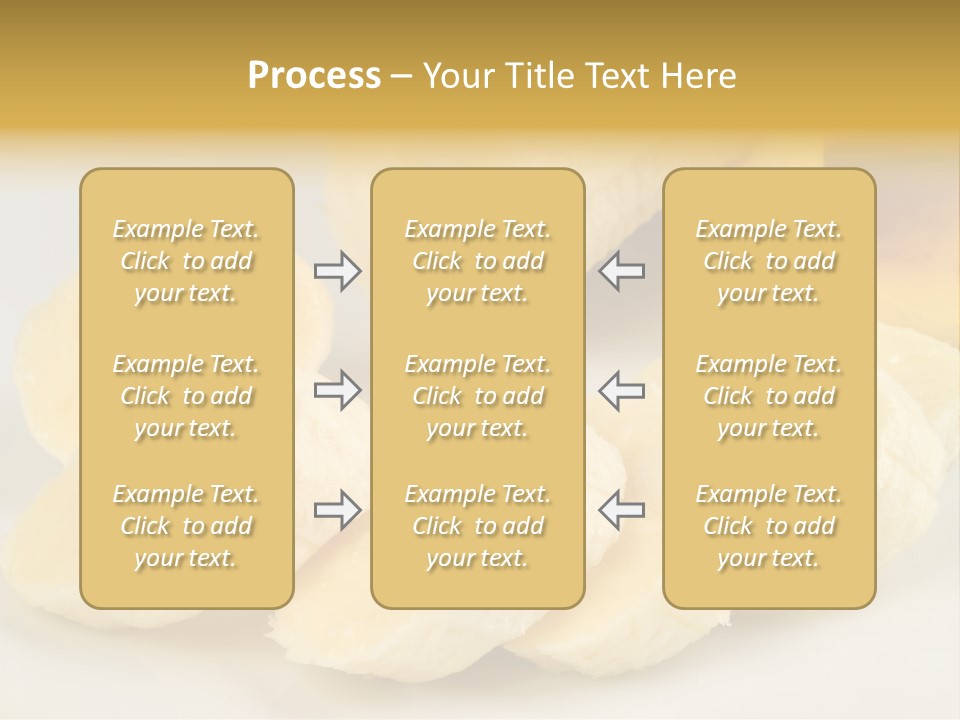 Sliced Plate Food PowerPoint Template
