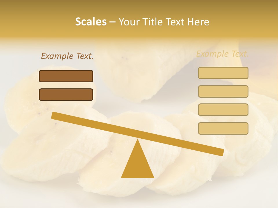 Sliced Plate Food PowerPoint Template