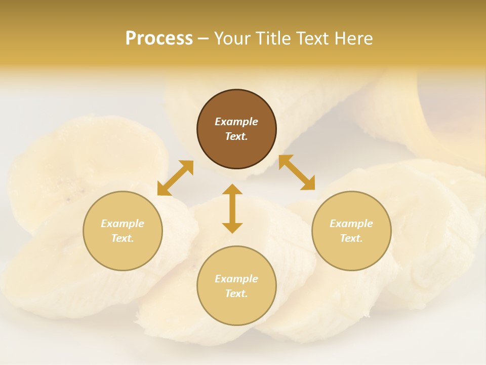 Sliced Plate Food PowerPoint Template