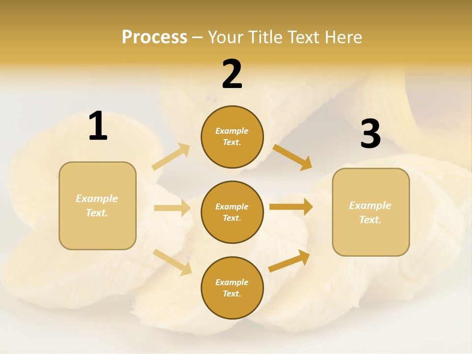 Sliced Plate Food PowerPoint Template