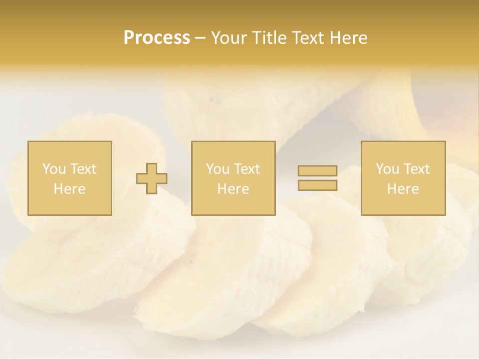 Sliced Plate Food PowerPoint Template
