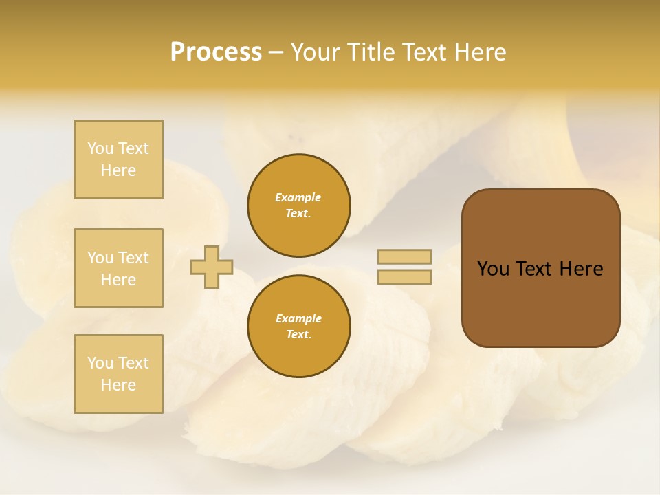 Sliced Plate Food PowerPoint Template