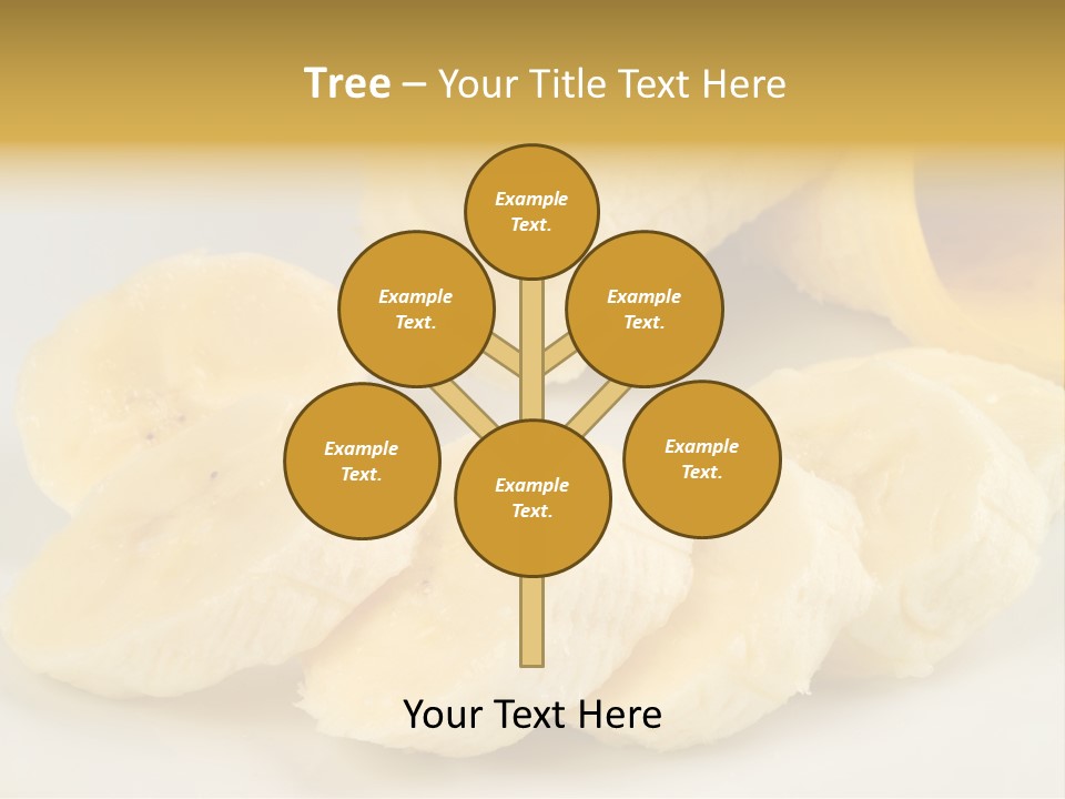 Sliced Plate Food PowerPoint Template