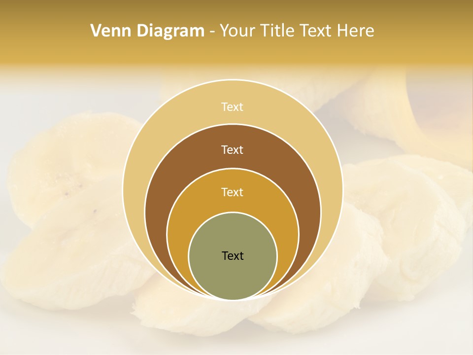 Sliced Plate Food PowerPoint Template