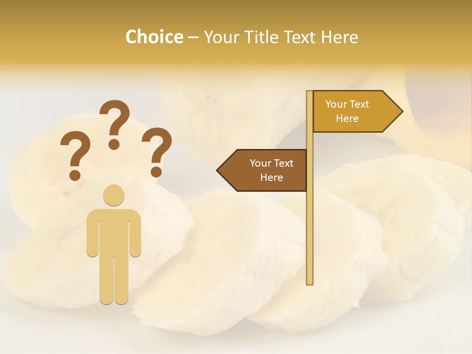 Sliced Plate Food PowerPoint Template