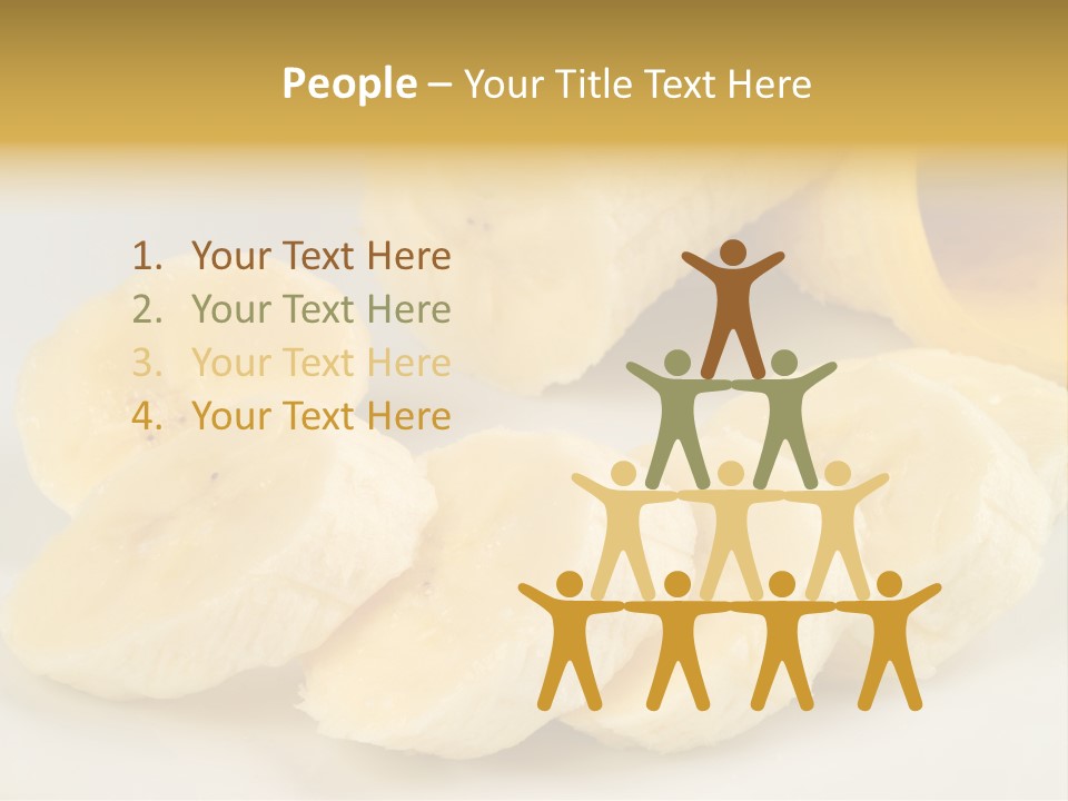 Sliced Plate Food PowerPoint Template
