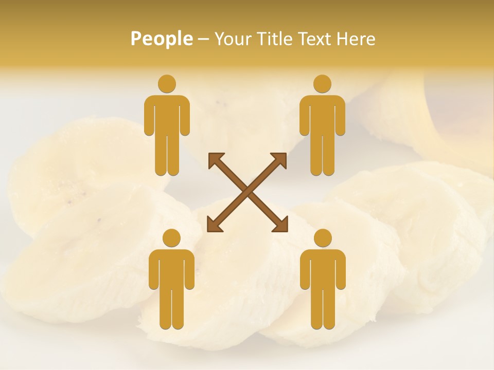 Sliced Plate Food PowerPoint Template
